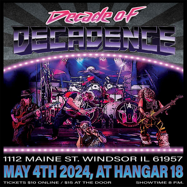 Decade of Decadence at Hangar 18 Windsor Illinois